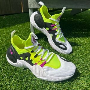 Nike Huarache E.D.G.E. Txt Men’s Size 10 Neon Low Top AO1697-103 Sneakers Shoes